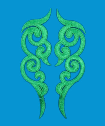 Páros csipke rátét.